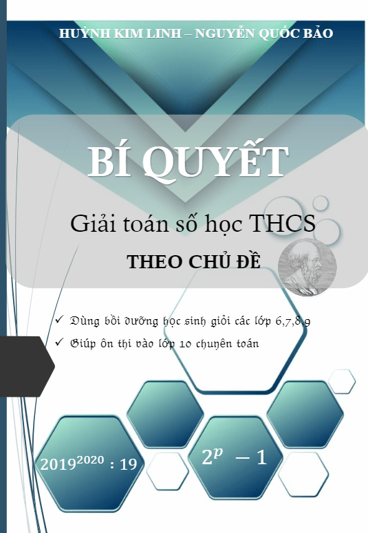 Bí quyết giải toán số học THCS theo chủ đề THCS TOANMATH